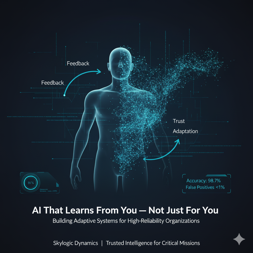 Beyond Automation: Building Adaptive AI Systems for High-Reliability Organizations